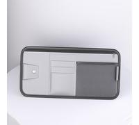 WpTrick Car Visor Organizer For SUZUKI SX4 2007-2023 2024 2025, Vehicle Sun Visor Organizer, Car Sun Visor Organizer, Auto Interior Accessories, Holds Sunglasses Glasses Pens,B-Grey