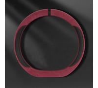 WpTrick Steering Wheel Cover For SUZUKI Swift 2005-2023 2024 2025, Car Steering Wheel Covers, Deerskin, Non-Slip Elastic Stretch Breathable Durability, Easy Installation And Cleaning,D-Red