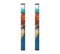 WPUTY Sea Turtle prin Printed Refrigerator Door Handle Covers 2-Pack - Protect and Decorate for Fridge Ovens Dishwashers