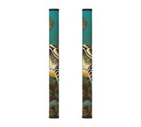 WPUTY Sea Turtle Printed Refrigerator Door Handle Covers 2-Pack - Protect and Decorate for Fridge Ovens Dishwashers