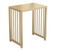 WPWSDWMX Fish Tank Stand Storage Shelf, Iron Top and Thickened Wrought Iron Frame, Aquarium Stand for Living Room(Yellow,70cm/27in)