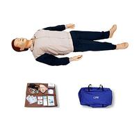 WPY Full-Function Trauma Manikin, cpr manikins trainer, training Simulator dummies with Medical Accessories Chest Compressions Training Model First aid Resuscitation Dummy