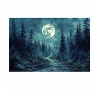 WQBQKKX Black And White Canvas Wall Art Landscape Poster Bathroom Poster Pictures for Wall Bedroom(Blue 43)-30x45cm Unframed