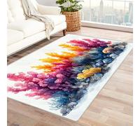 WQBQKKX Ocean Beach Summer Indoor Modern Contemporary Area Rug Colorful Rugs Living Room for Bedroom Dining Home Office Soft Rugs Carpets(Pink 64)-60x90cm