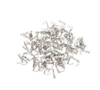 WQBQXNY 50Pcs/100pcs 6.3mm 4.8mm Anti-back Strap Self-locking Spring Cold-Pressed Terminal Block Wire Copper Joint(4.8mm 100pcs)