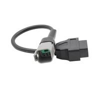 WQBQXNY 6PIN To 16PIN Diagnostic OBD2 Extension Cable for 6 PIN MOTO ATV UTV Motorcycle Diagnostic Adapter Cable