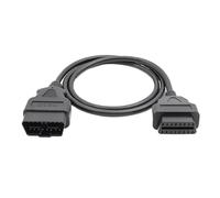 WQBQXNY OBD2 16Pin Male to Female Extension Cable For All OBDII Code Scanners OBD 2 Extension Cable 16 PIN Work ELM327(100CM)