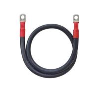 WQBQXNY Soft Battery Connection Cable 8/6/4/2AWG Stranded Copper Wire 10/16/25/35mm2 with SC M6 M8 M10 Lug(Red,M10-10.5MM_4 AWG - 25MM2_50CM LENGTH)