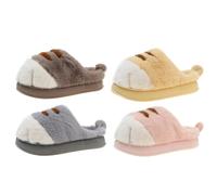 WQCMH Cat Pantofole Di Peluche Pantofole Coppia Confortevole Inverno Morbido Caldo Per Camera Da Letto Interna