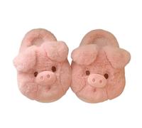 WQCMH Pantofole Di Cotone Rosa Da Donna Inverno Caldo Antiscivolo Da Interno Scarpe Da Pavimento Casa