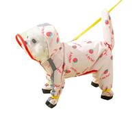 WQCMH Perro De Mascota Peluche De Peluche Impermeable Para Perro De Exterior Capa Capa Impermeable(rosa,XL)