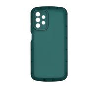 WQCSH Compatible with Samsung Galaxy A23 5G/4G Case Slim Shockproof With Camera Protection Clear Case Soft Candy Color Silicone Case Bumper Phone Cover - Green