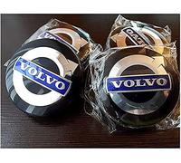 WQFWSD 4 pcs Hub Centre Caps for Volvo C30, C70, S40, V50, S60, V60, V70, S80, XC90 64mm, Wheel Center Hub Caps, Hub Center Cover, Wheel Center Cover, Wheel Hub Center Covers, Car Hub Caps