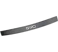 WQFWSD Car Carbon Fiber Rear Bumper Protector Strip for Volvo S90, Auto Trunk Sill Plate Anti-Scratch Sticker Styling Decorative Accessories