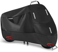 WQFWSD Motorbike Cover Waterproof Outdoor Indoor for Honda CRF 1000L CRF1000L Africa Twin ABS DCT 2021, Motorcycle Cover, Sunproof Motorbike Cover Heavy Duty Durable Anti Dust Rain
