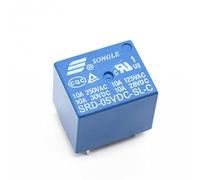 WQGQPXOB 1pcs Power Relays PCB Type SRD-05VDC-SL-C 5V 10A 250VAC 5PIN T73