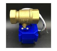WQGQPXOB DC12V 5 Wires Brass 3/4" Motorized Ball Valve DN20 Electric Shut Off Vlave for Water Control Application(CR02)