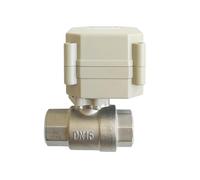 WQGQPXOB DN15 AC110-230V 3/4/7 Wires Electric Ball Valve TF15-S2-C BSP/NPT 1/2'' Stainless Steel Valve Automated Valve for Brewing(Bsp,AC-CR703)