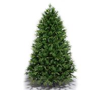 WQHPLMD 5ft 6ft 7ft Hotel Shopping Mall Cafe Luxury Christmas Decorations Household Artificial Encrypted PE Pine Needle PVC Hybrid Simulation Christmas Tree