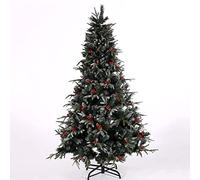 WQHPLMD 5Ft Classic Black Artificial Christmas Tree, Metal Christmas Pine Tree With Folding Car Holder