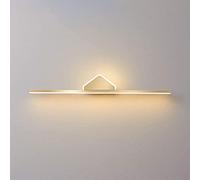 WQHPLMD 9W LED Mirror Front Lamp Bathroom Mirror Lights Washroom Wall Sconce Gold Metal Make-up Mirror Lamps, Mirror Cabinet Light, Easy Installation Mirror Wall Lighting Fixture