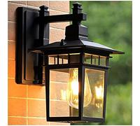 WQHPLMD Antique European Vintage Outdoor Wall Light, Waterproof and Rust-Proof