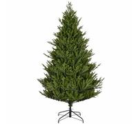 WQHPLMD Artificial Christmas Tree with Metal Stand Hinged Spruce Fake Xmas Trees Full Christmas Tree for Home, Office, Party Decoration, Easy Assembly,7ft