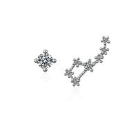 WQHPLMD Big Dipper Ultra-flash Asymmetric Stud Earring For Women Earrings Party present