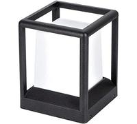 WQHPLMD Black Lawn Landscape Beacons LED Post Lights with PC Lampshade - Rustproof and Weather-Resistant Aluminum Fixtures