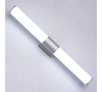 WQHPLMD Bright Bathroom Minimalist LED Makeup Mirror Light Waterproof 12W-22W AC85+ Digital White Light