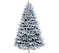 WQHPLMD Christmas Tree Artificial Tree Christmas Tree Artificial Trees Decoration Christmas Tree Snowy Natural Plump Cedar Metal Stand Easy to Assemble for Christmas Party