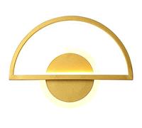 WQHPLMD Creative Geometry Acrylic Lampshade Wall Light, Indoor LED Semi-Flush Mount Bracket Light Metal Lamp Body Wall Lamp, for Bedside Aisle Hallway