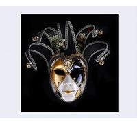 WQHPLMD Europe and the United States Painted Halloween Party Party Mask Upscale Venice Ladies Performance Mask