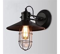 WQHPLMD European Style Shadow Black Metal Outdoor Stairs Creative Style Background Wall Decoration Lamp For Dining Room Bedroom Living Room