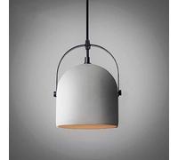 WQHPLMD Industrial Retro Cement Pendant Light Dome Ceiling Hanging Lamp, E26 Creative Concrete Chandelier, for Resturant Coffee Bar Decoration Suspension Lighting Fixture