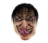 WQHPLMD Latex Horror Masks for Adult Halloween Party with Various Styles (Old Man Mask Included)