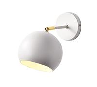 WQHPLMD Light Wall Lights Indoor s Metal Inside Adjustable Art Deco Bedside lamp Bedroom Living Room loft to Stairs,15 * 28cm,White