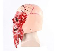 WQHPLMD Masquerade Creepy Scary Halloween Cosplay Costume Mask Latex Horror for Unisex Adults Party Decoration Props Devil Dancing Head Cover,Bloody Head