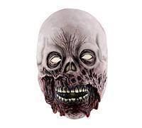 WQHPLMD Masquerade Novelty Latex Horror Masks/Halloween Costumn for Party/Scary Head Mask Face for Adult/Old Man Mask with Hair for Halloween Party,A