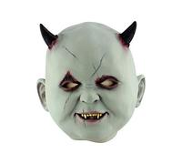WQHPLMD Masquerade Novelty Latex Horror Masks/Halloween Costumn for Party/Scary Head Mask Face for Adult/Old Man Mask with Hair for Halloween Party,E