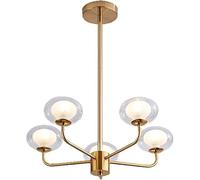 WQHPLMD Metal Sputnik Chandelier Mid Century Rustic Chandelier Ceiling Lamp Compatible with Fixture Pendant Lighting
