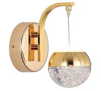 WQHPLMD Minimalist Crystal Wall Lamp | Elegant Indoor Bedside Light - Nordic Style