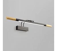 WQHPLMD Mirror Front LED Vanity Light with Swivel Head and Adjustable Arm for Bathroom Cabinet, Frame Picture Lighting - 65CM x 20CM
