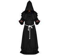 WQHPLMD Mystery Masquerade Man Costume - Large Wine Red Adult Cosplay for Halloween Party