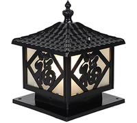 WQHPLMD Outdoor Post Light Waterproof Led Industrial Landscape Lamp Square Pillar Light Lawn Park Decor Garden Atmosphere Post Lamp Fixture Driveway, Front/Back Door Outside Lamp Post