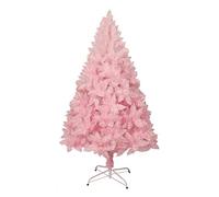 WQHPLMD Pink Artificial Christmas Tree Christmas Tree Hinged Spruce Dull Pvc Christmas Tree With Metal Stand Encrypted Full Christmas Tree Festive Decoration-Pink 7Ft Ev
