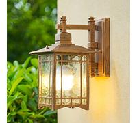 WQHPLMD Unique Retro LED Wall For House Garden Corridor Garage Porch Sconce Outdoor Lighting IP55 Waterproof Light