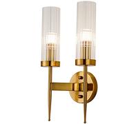 WQHPLMD Wall Sconces With High Light Transmission Stripe LED Wall Lights Retro Minimalist Creative Bedside Lamp For Dining Room Bedroom Living Room