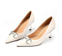 WQHPLMD Women’s Shoes, Stiletto Slip Shoes, Pointed Toe High Heel Dress Shoes Comfortable Pumps for Office, Business, Casual, Party, Wedding Origin China