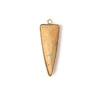 Wqishinuanyang 46X16MM 1PC Natural Stone Pendant Shape Quartz Pendant Pendulum Making Accessories